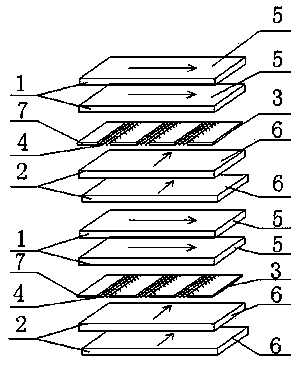 Plant-fiber elastic material with stiffening ribs