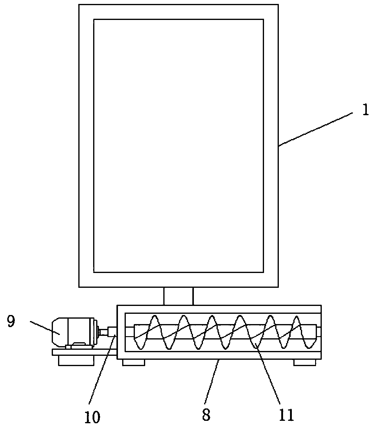 Straw biomass combustion device