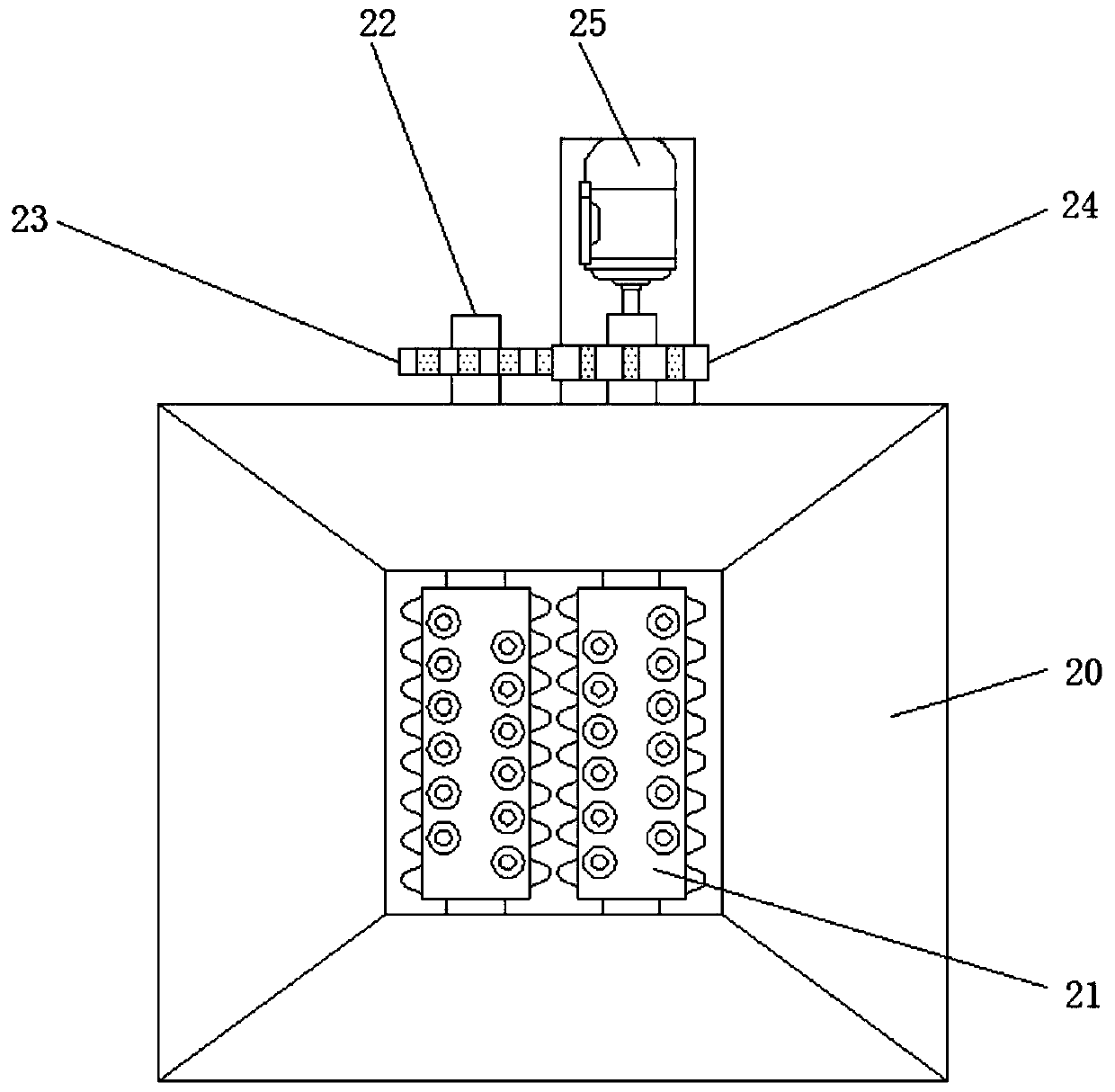 Straw biomass combustion device