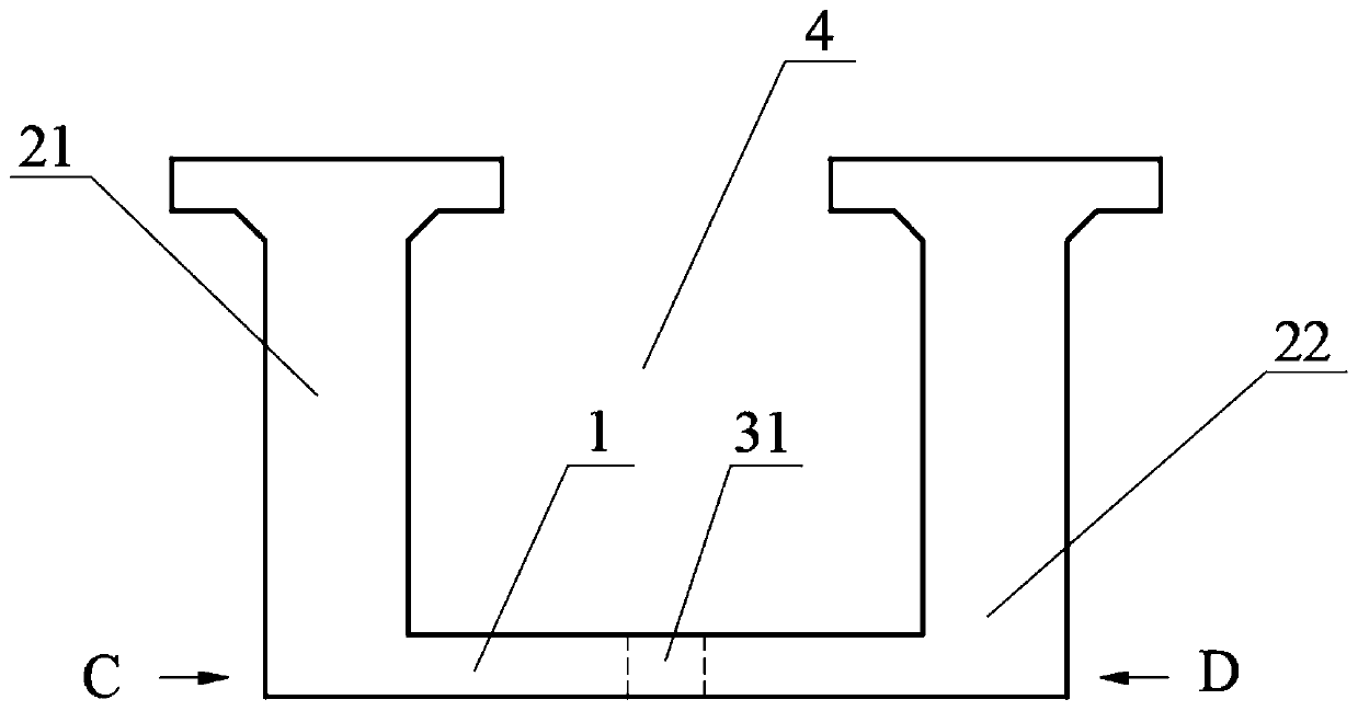 Magnetic levitation track beam