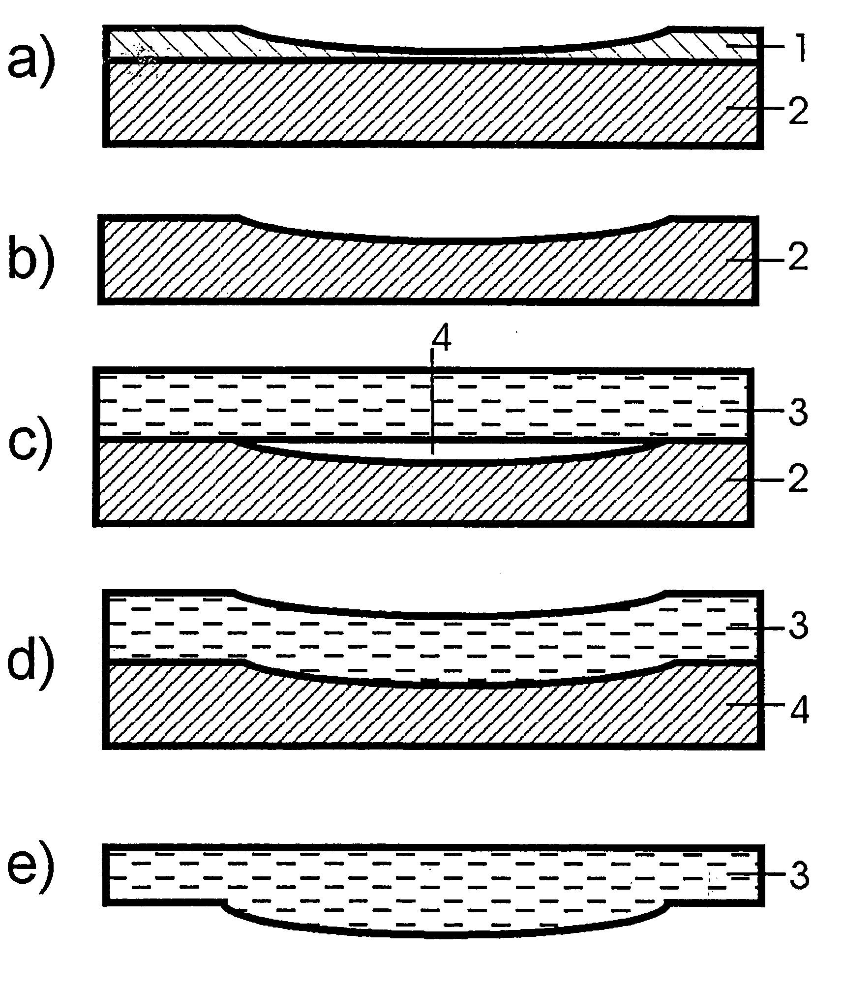 Method for producing micromechanical and micro-optic components consisting of glass-type materials