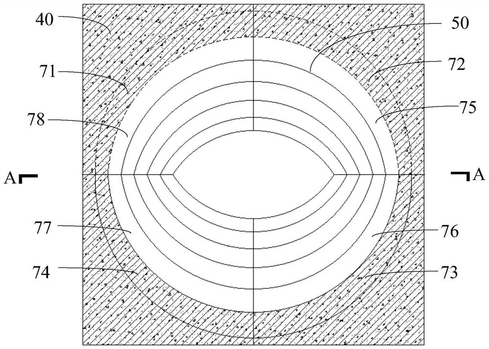 Construction method of large-span special-shaped curved surface concrete dome structure