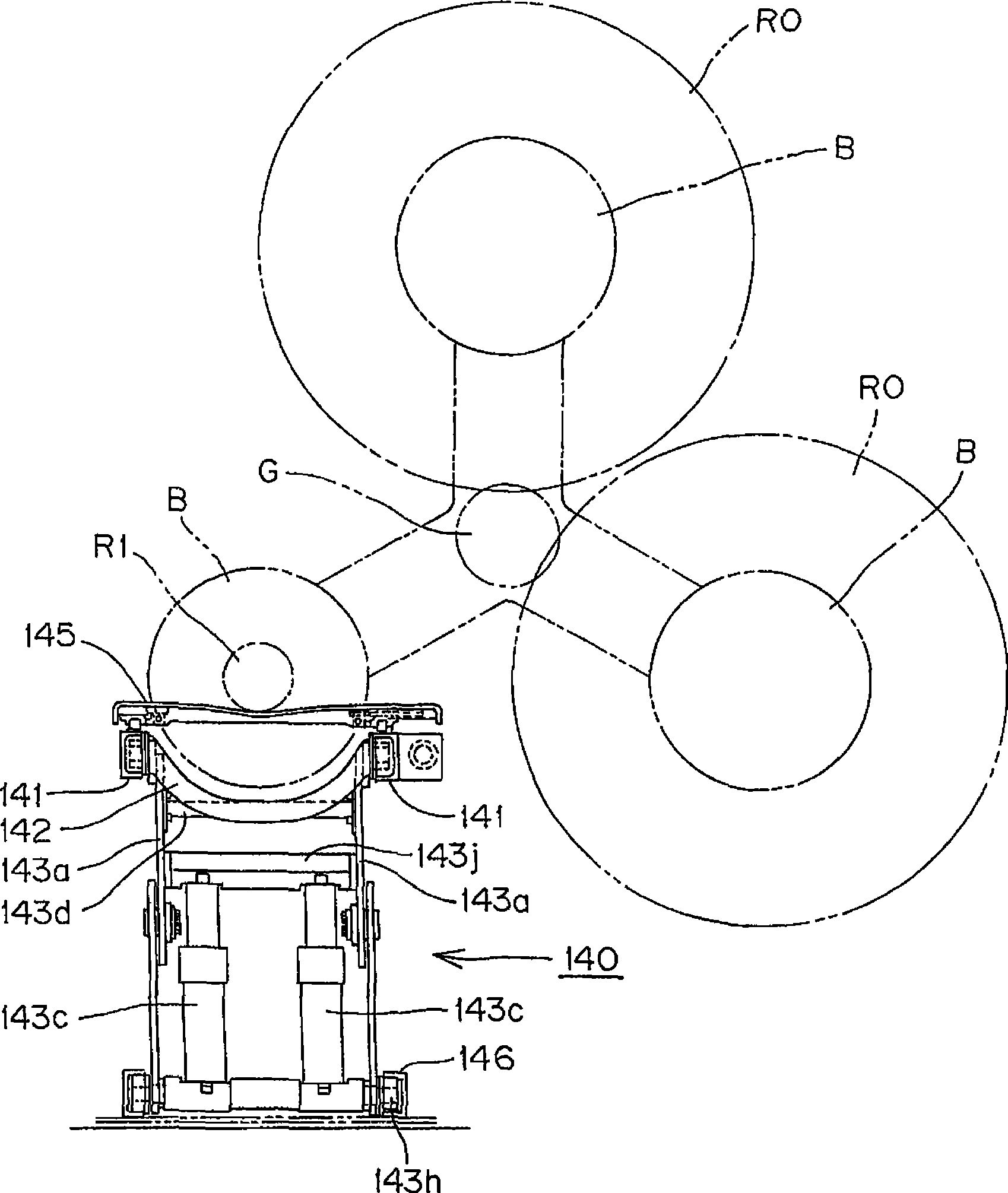 Automated guided vehicle for rolls of newsprint