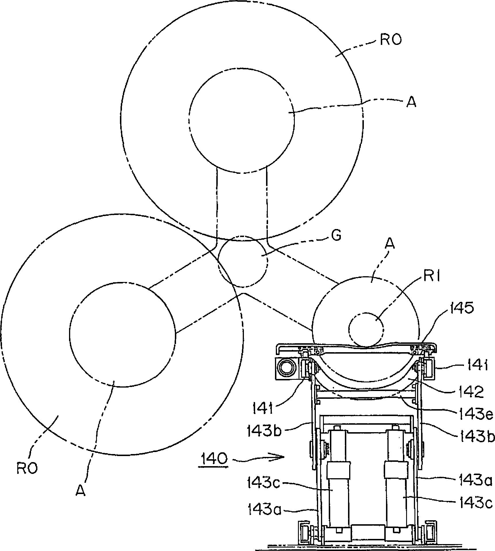 Automated guided vehicle for rolls of newsprint