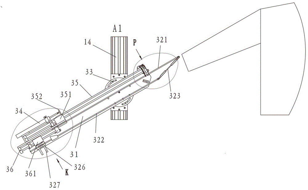 Shaping device for automatic ironer