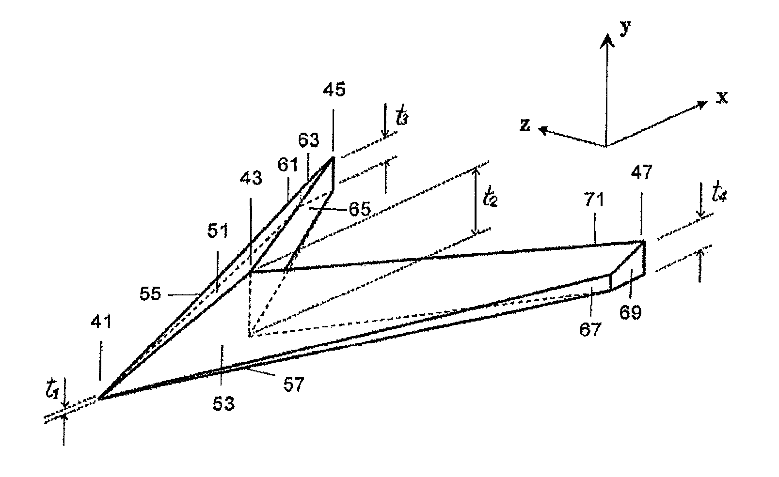 Wind turbine blade with anti-noise devices