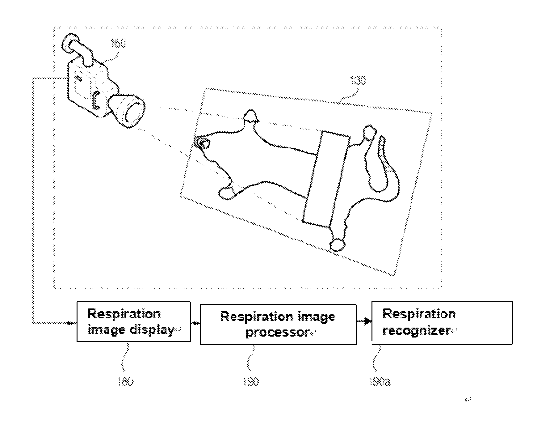 Method for generating a respiratory gating signal in an x-ray micrography scanner