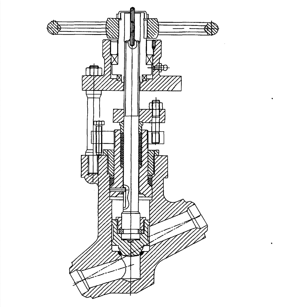 Universal compact type forged steel self-sealing stop valve