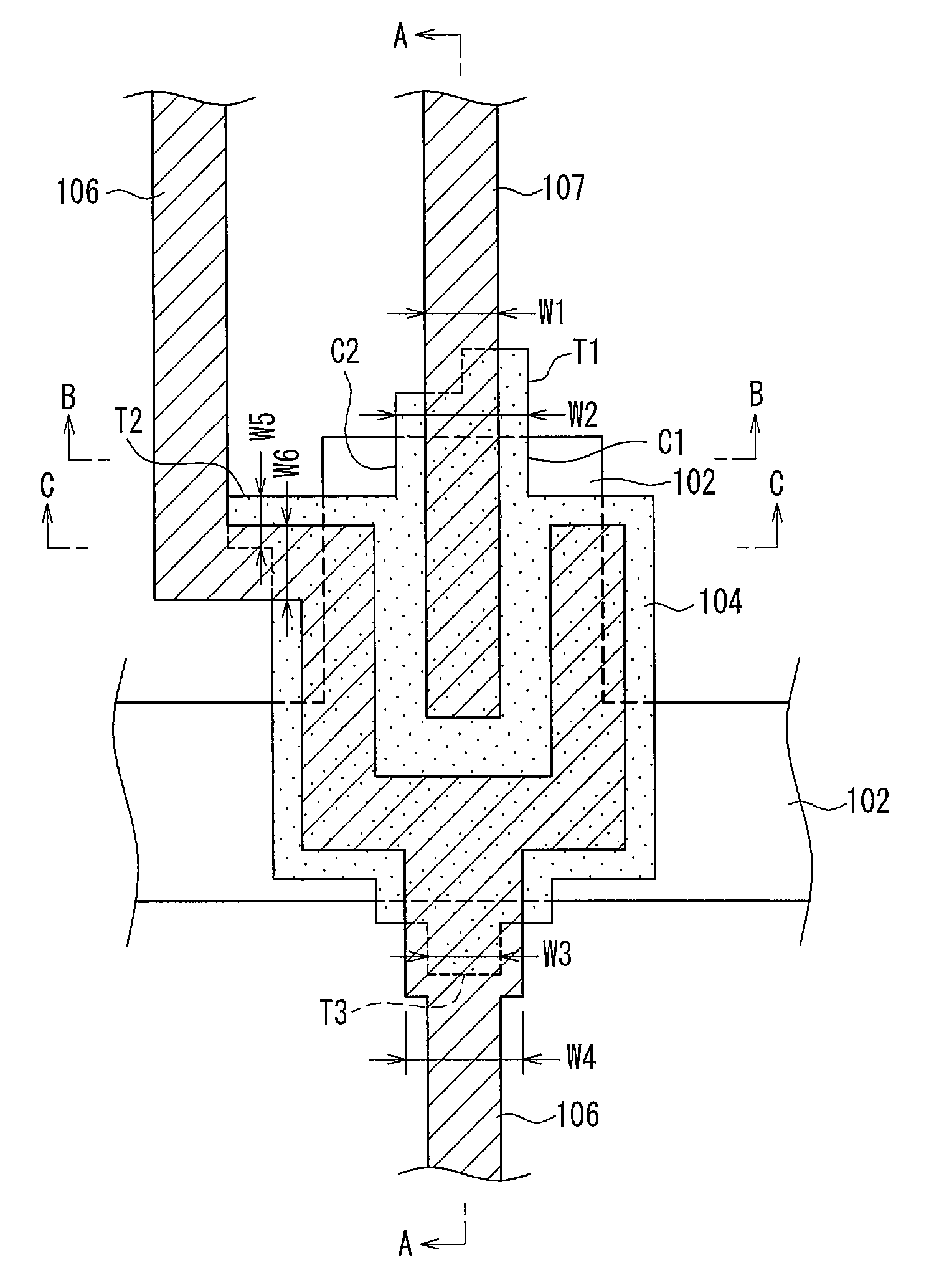 Semiconductor device, active matrix substrate, and display device