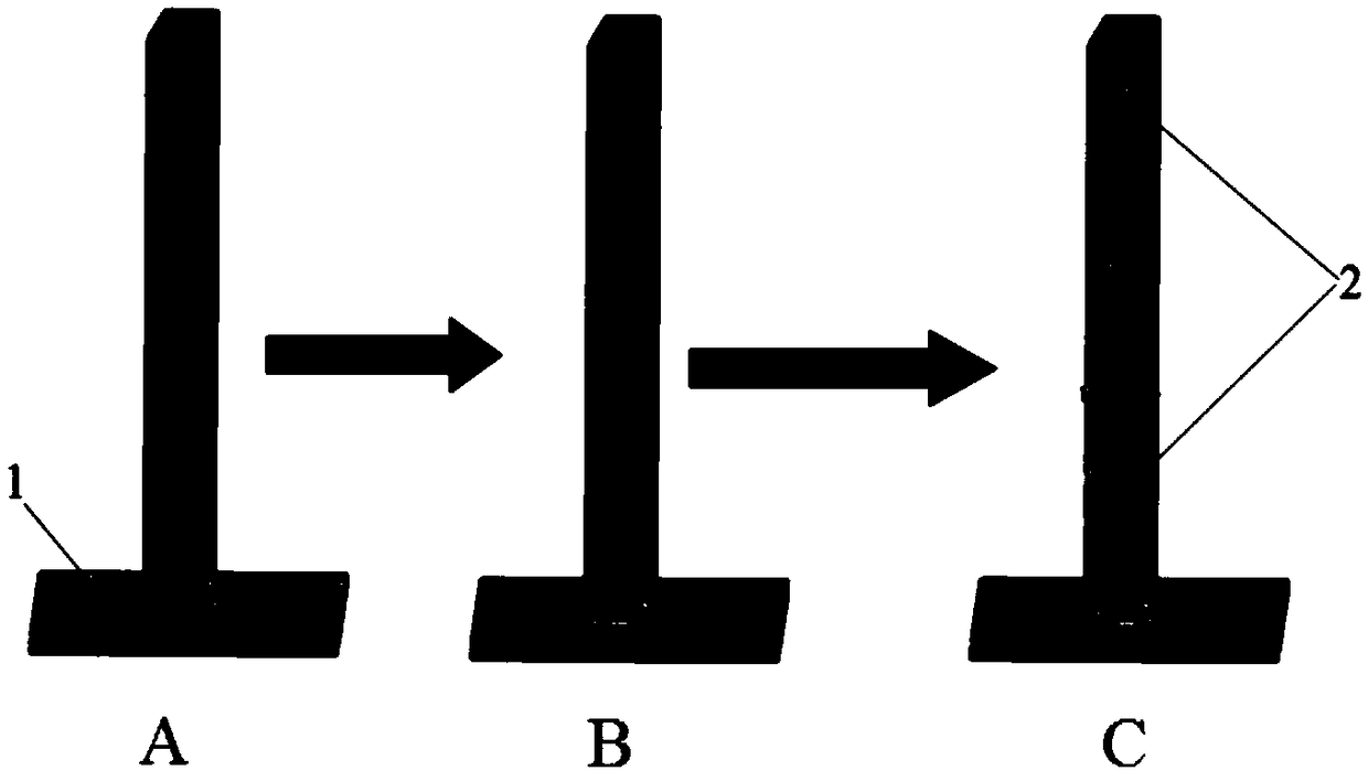 A strontium titanate-titanium dioxide composite nanotube array film and its preparation method and application