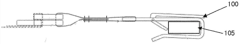 Medical body position keeping belt fixing device