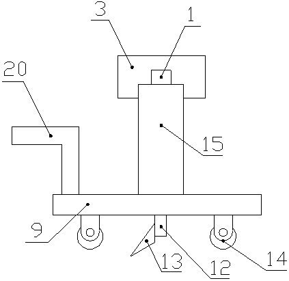 Fertilizer applicator with adjustable width for eucommia ulmoides fields