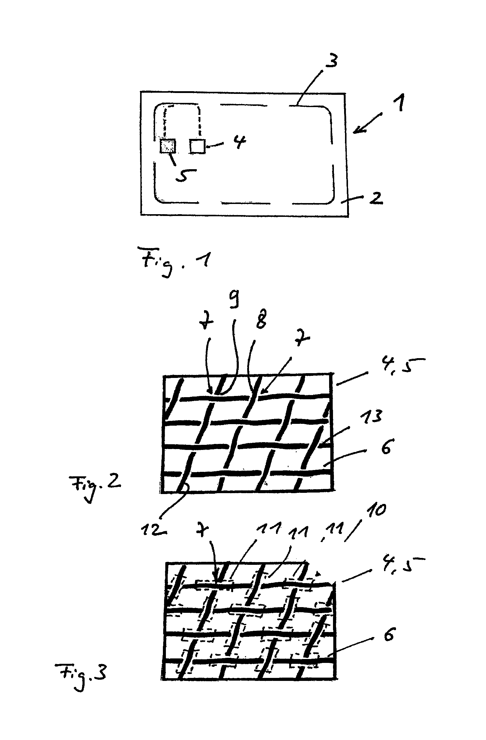 Chip card inlay for contact-activated and contactlessly activated chip cards