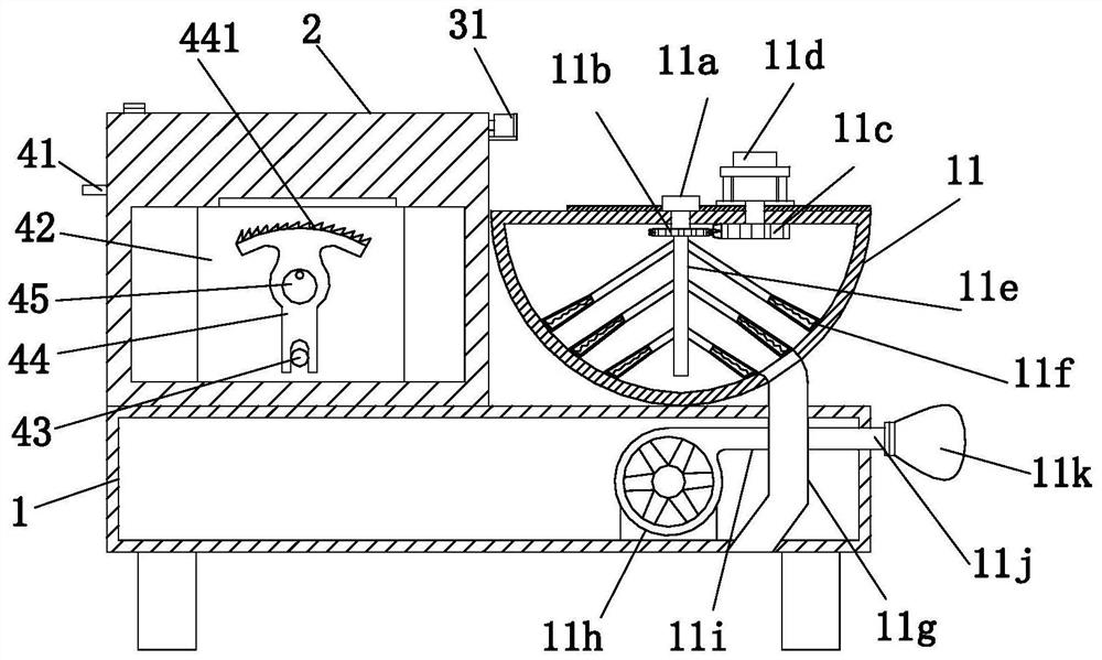 Processing system for machining of falling sand of sand casting and reutilization of moulding sand