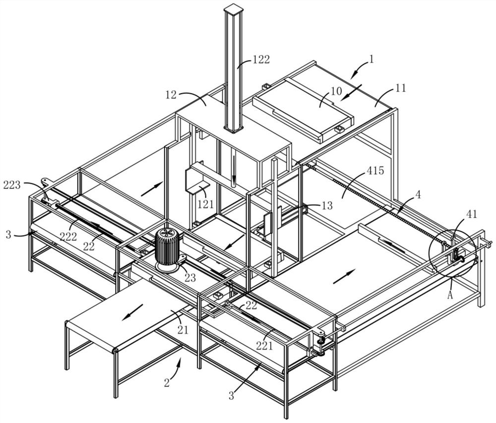 A kind of automatic production process of lip brick