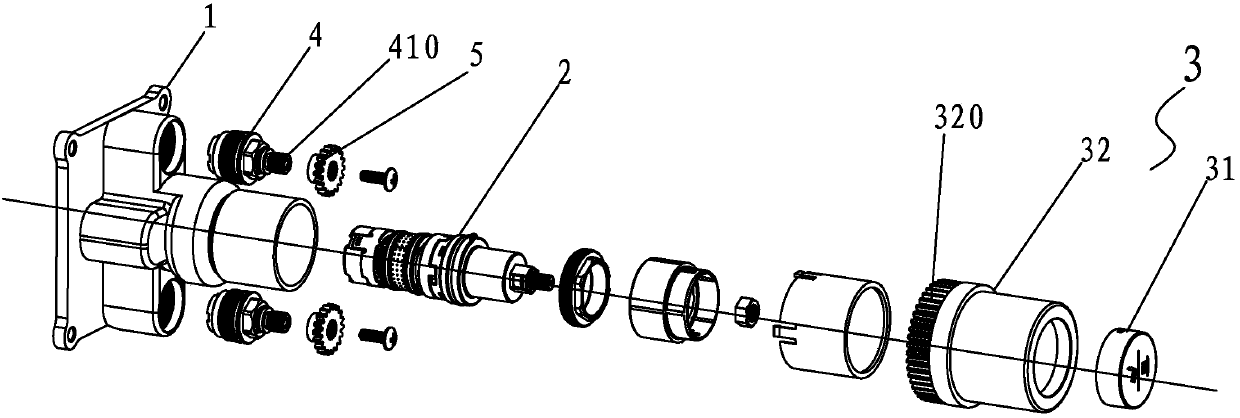 A multi-stage single-double control flow regulating switch valve