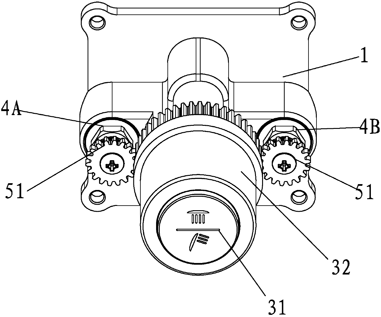 A multi-stage single-double control flow regulating switch valve