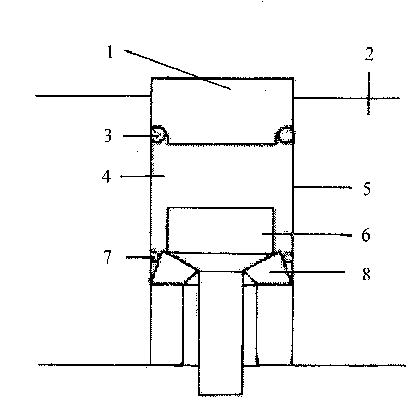 Room temperature hydrostatic liquid extrusion pressing deforming strengthening technique of magnesium alloy