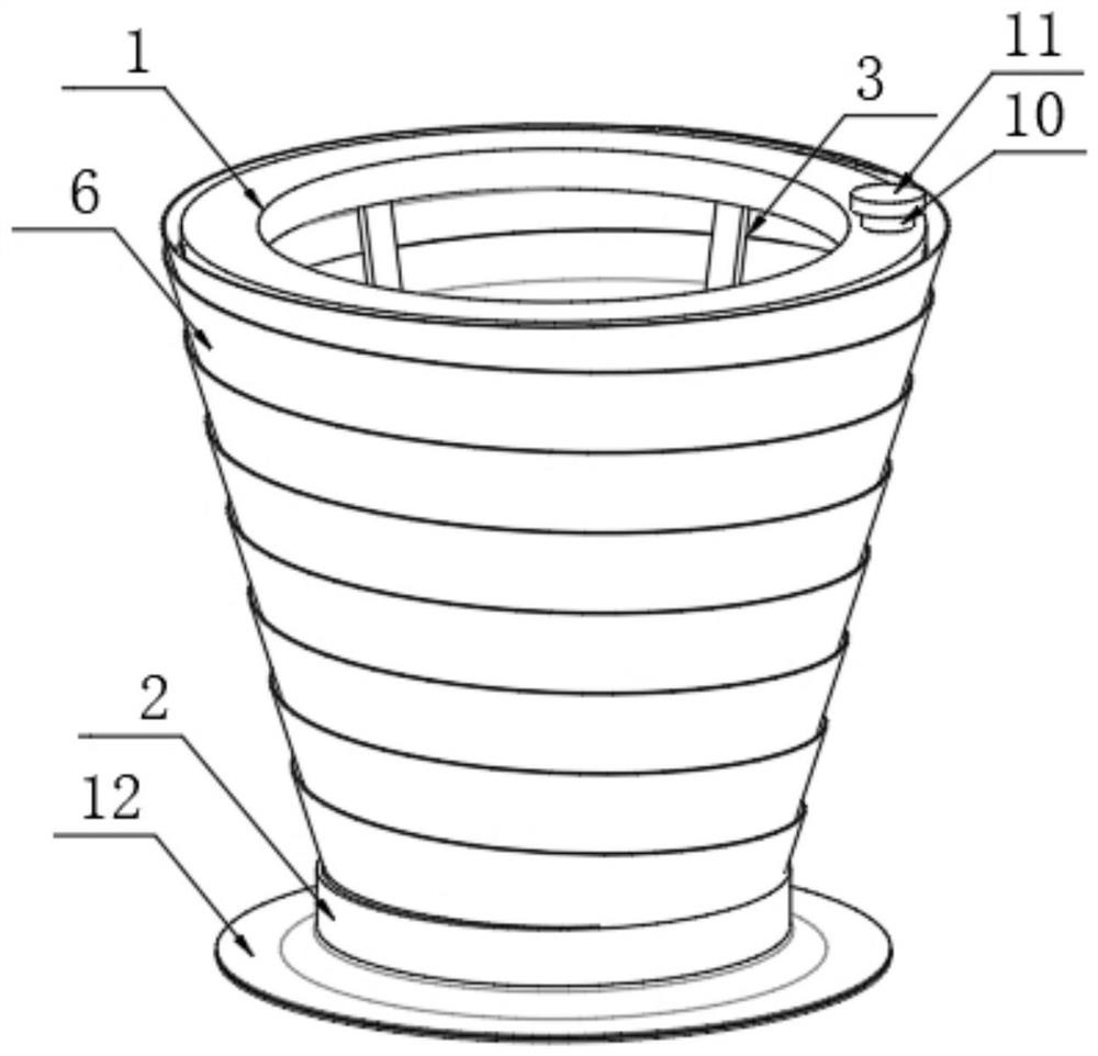 Novel nutrition bowl for forest seedling culture