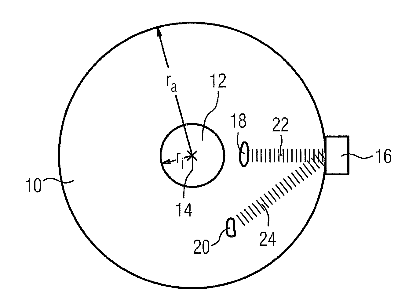 Method and device for non-destructive material testing of a test object using ultrasonic waves