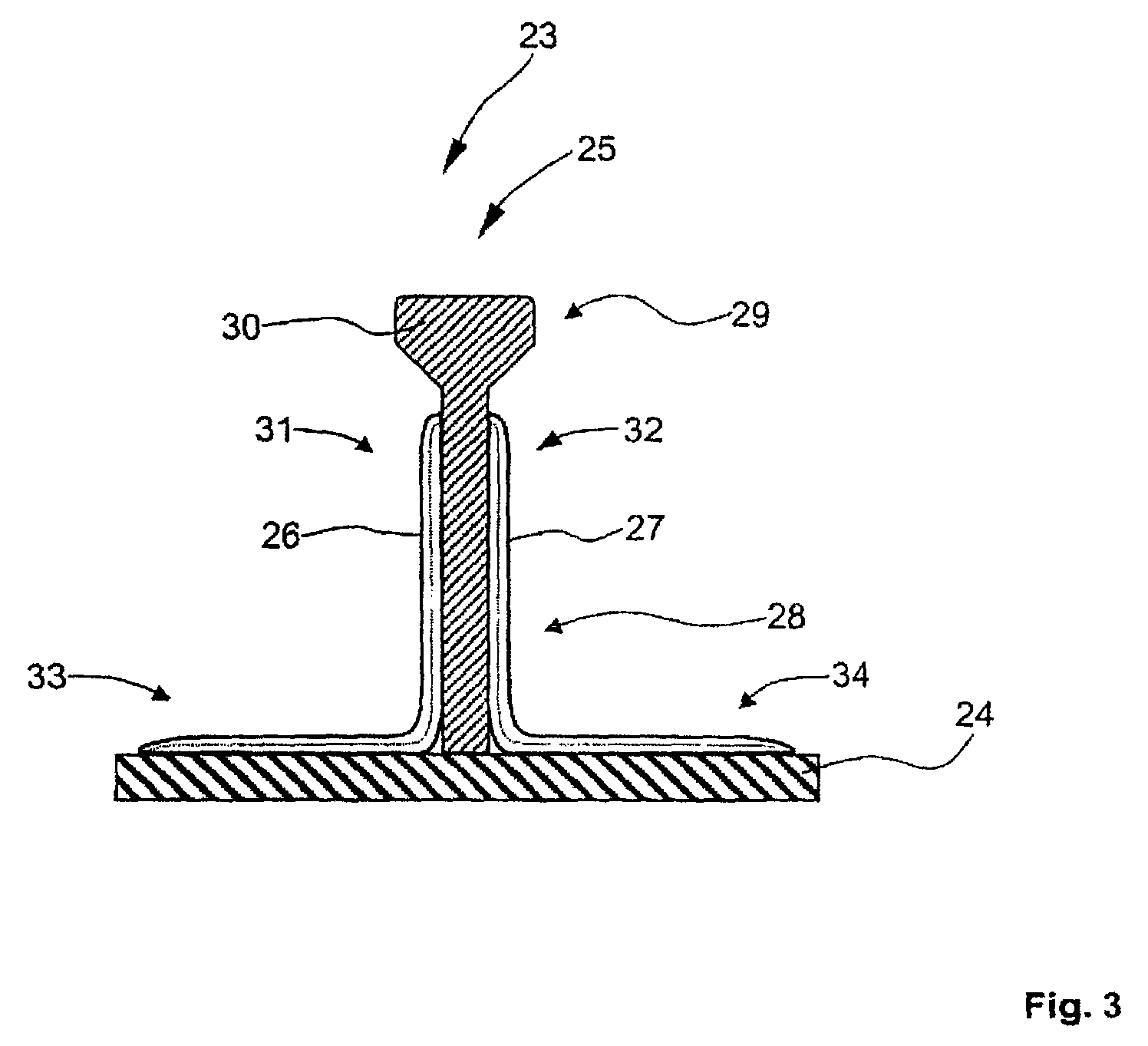 Method for manufacturing a reinforced shell for forming component parts for aircraft and shell for component parts for aircraft