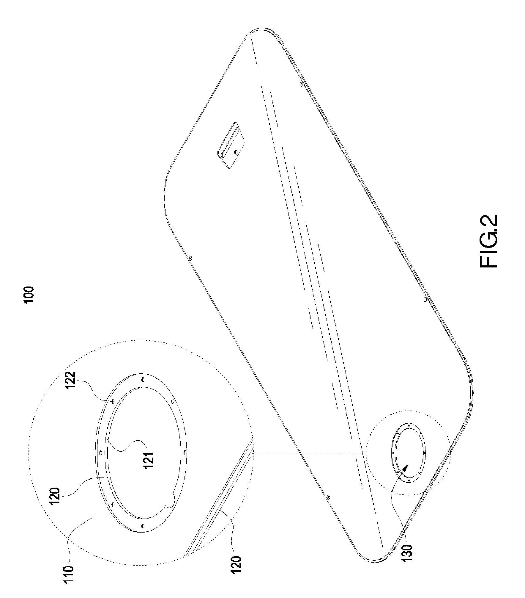 Waterproof box structure