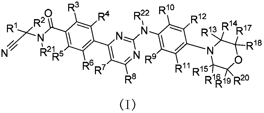 Deuterated phenylamino pyrimidine compound and drug composition containing the same