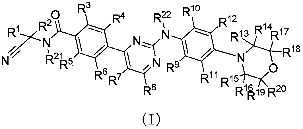 Deuterated phenylamino pyrimidine compound and drug composition containing the same