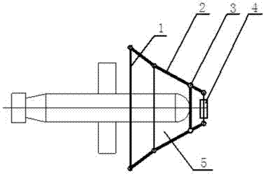 Underwater automatic catcher for light self-propulsion body