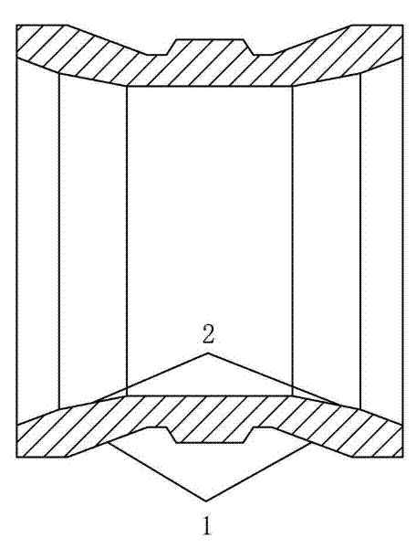 Hole-reaming forming technology for internal and external specially-shaped surfaces