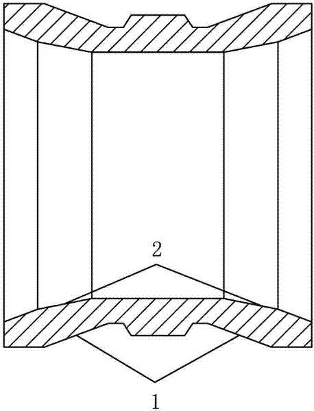 Hole-reaming forming technology for internal and external specially-shaped surfaces