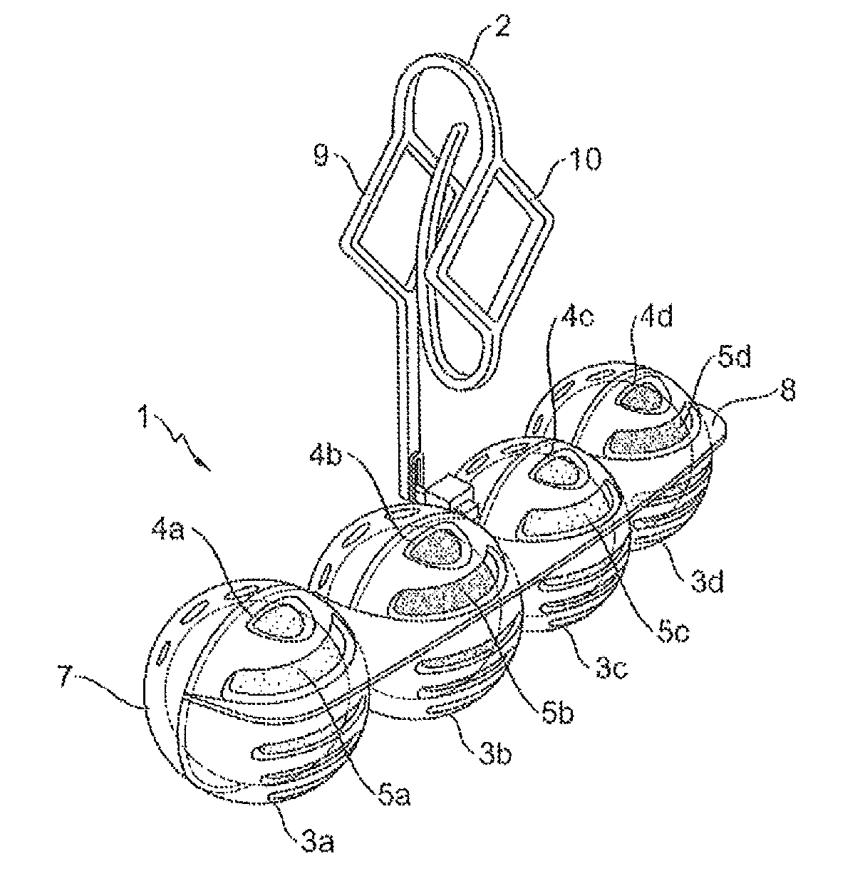 Spherical toilet cleaner blocks, method for the production thereof, and cleaning holder comprising spherical toilet cleaner blocks