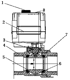 Micro semi-automatic ball valve