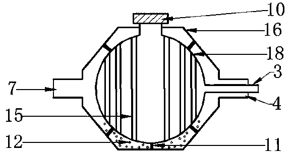 Heat pipe type double-cone vacuum drier