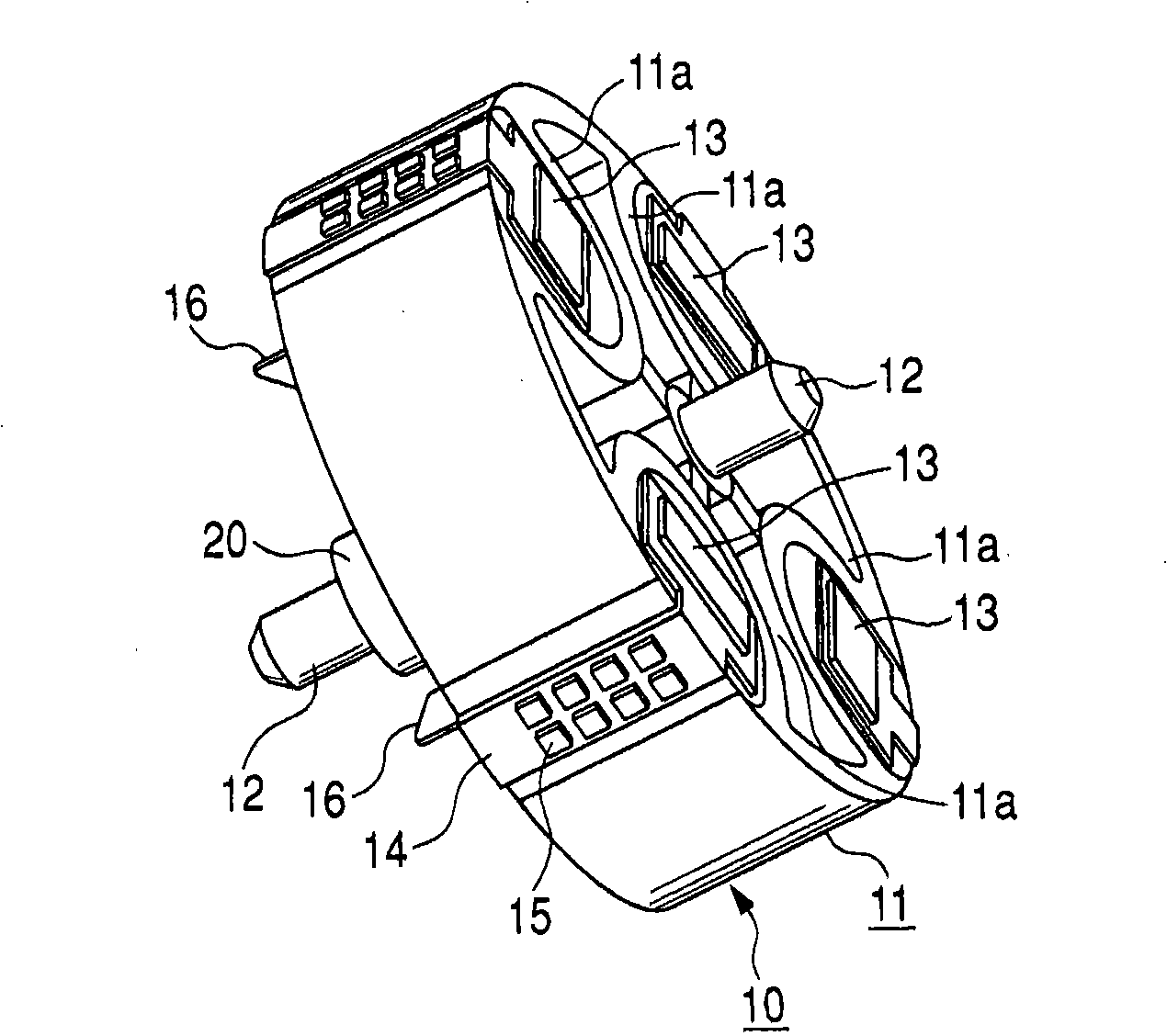 Inhaler and ejection head unit attachable to the inhaler