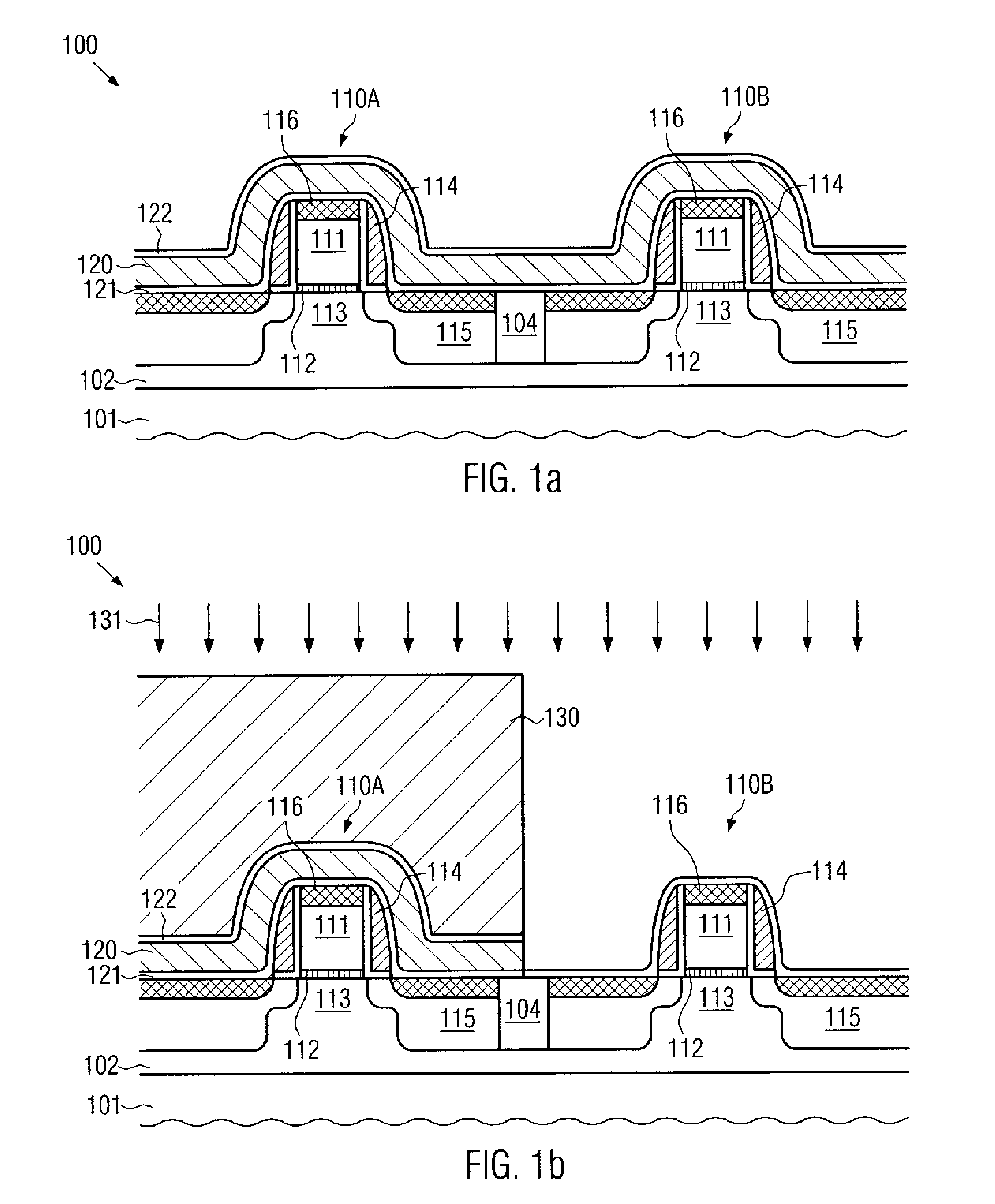 Method for reducing resist poisoning during patterning of stressed nitrogen-containing layers in a semiconductor device