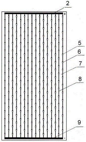 LED area light source modules capable of being spliced in array