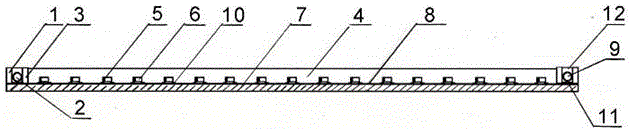 LED area light source modules capable of being spliced in array