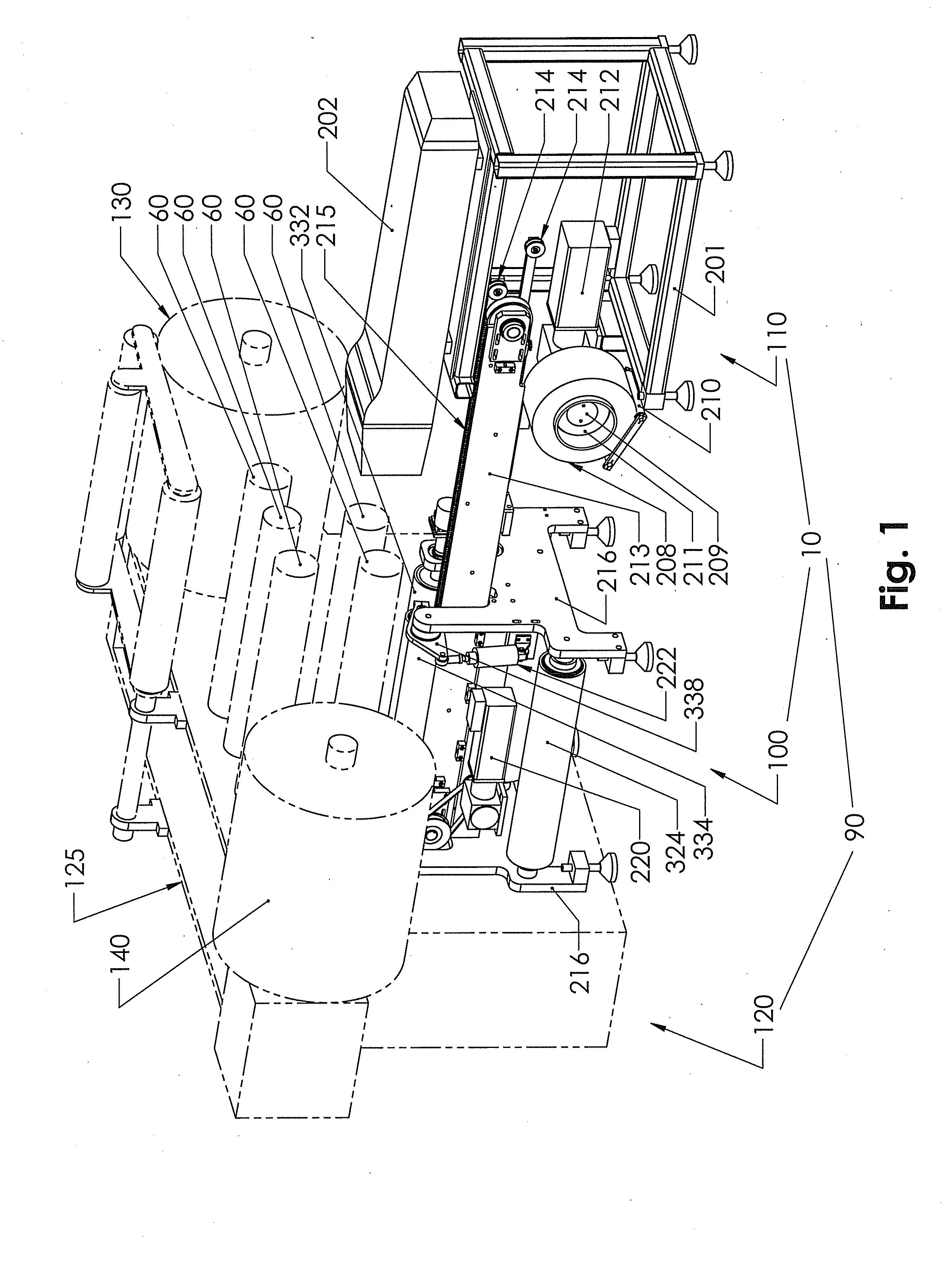 Tear tape applicator for ream wrap and other packaging materials