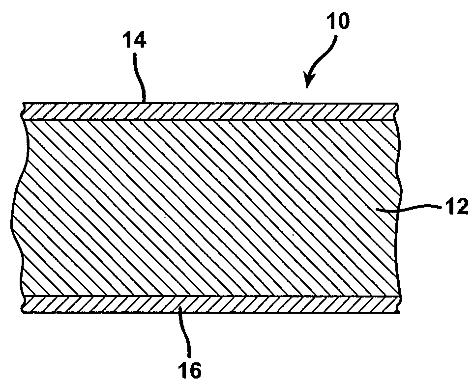 Composite material with improved structural, acoustic and thermal properties