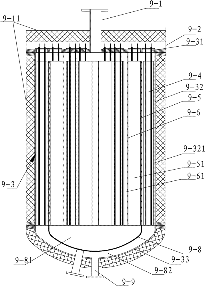 Conduction oil electromagnetic wave heating system for rubber powder modified asphalt production line