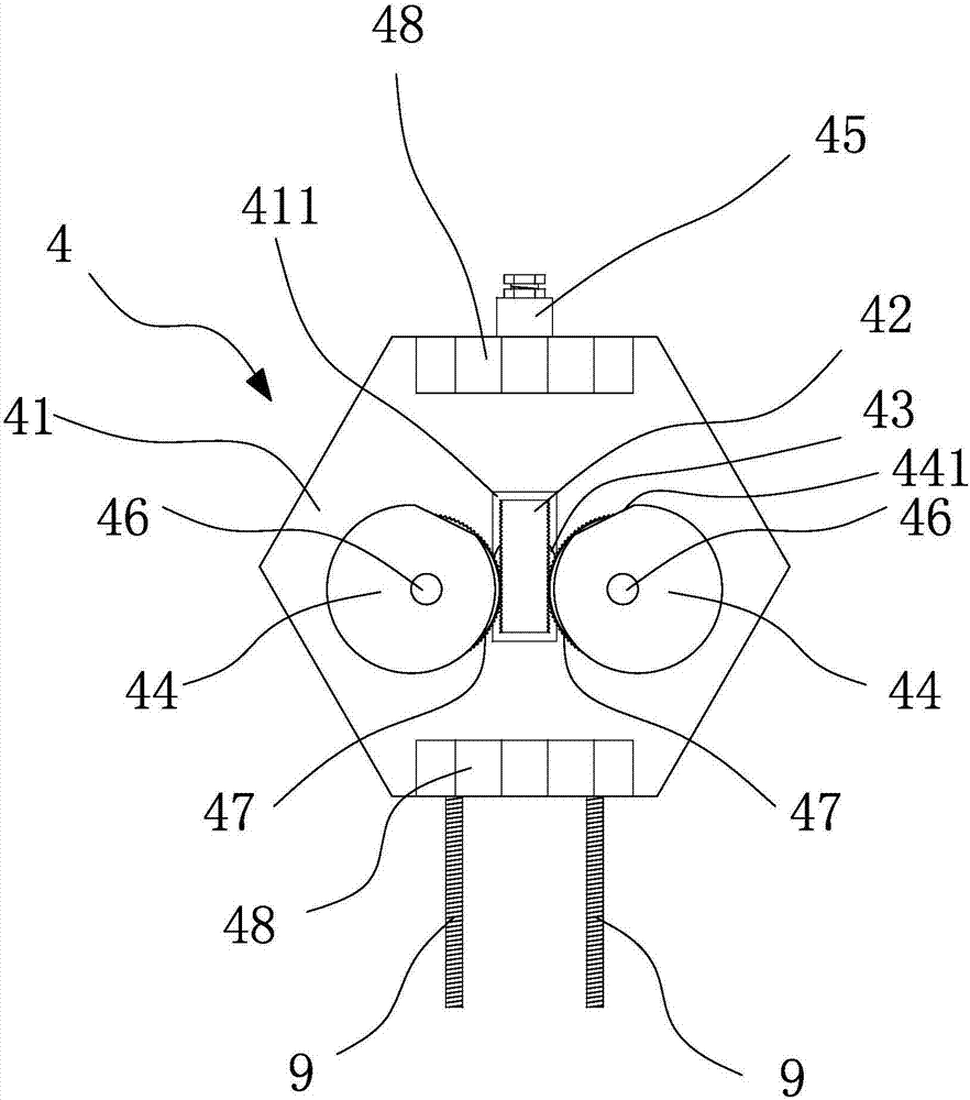 Speed-limiting anti-falling device used for lift modification