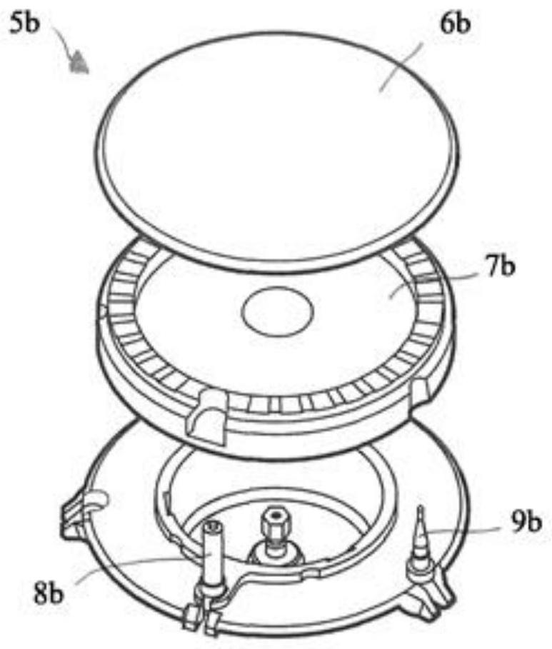 Component, in particular top plate and/or burner cap of gas cooking appliance with non-stick and/or moisture-proof coating, gas cooking appliance comprising such component and method for producing component