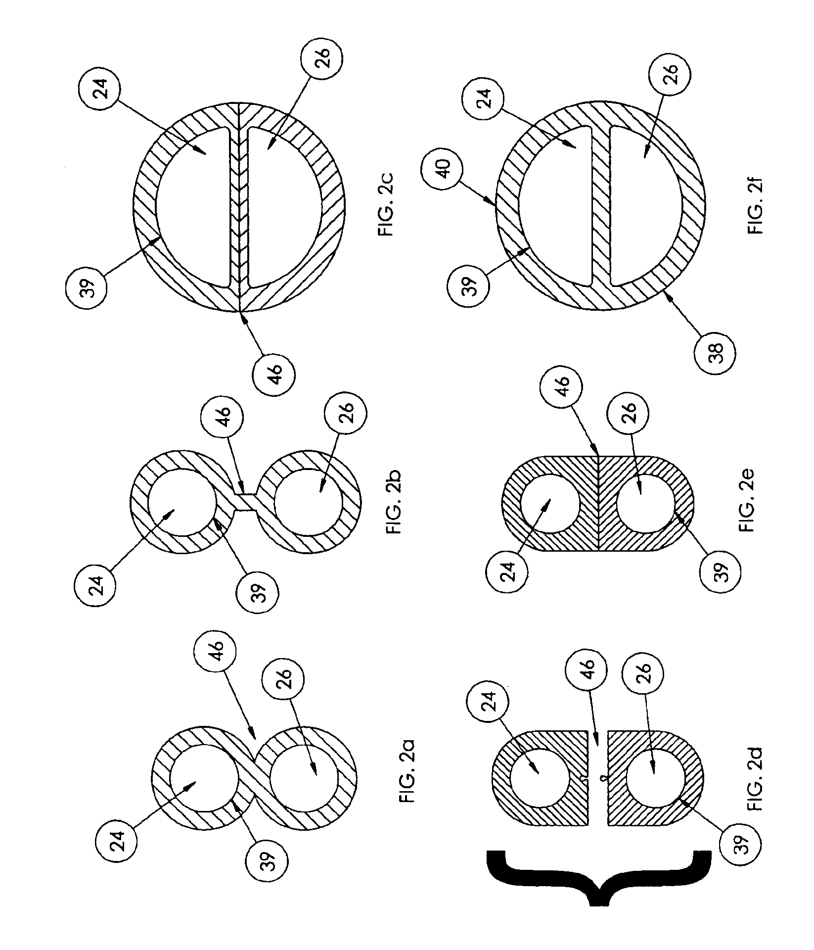 Splittable multilumen catheter assembly