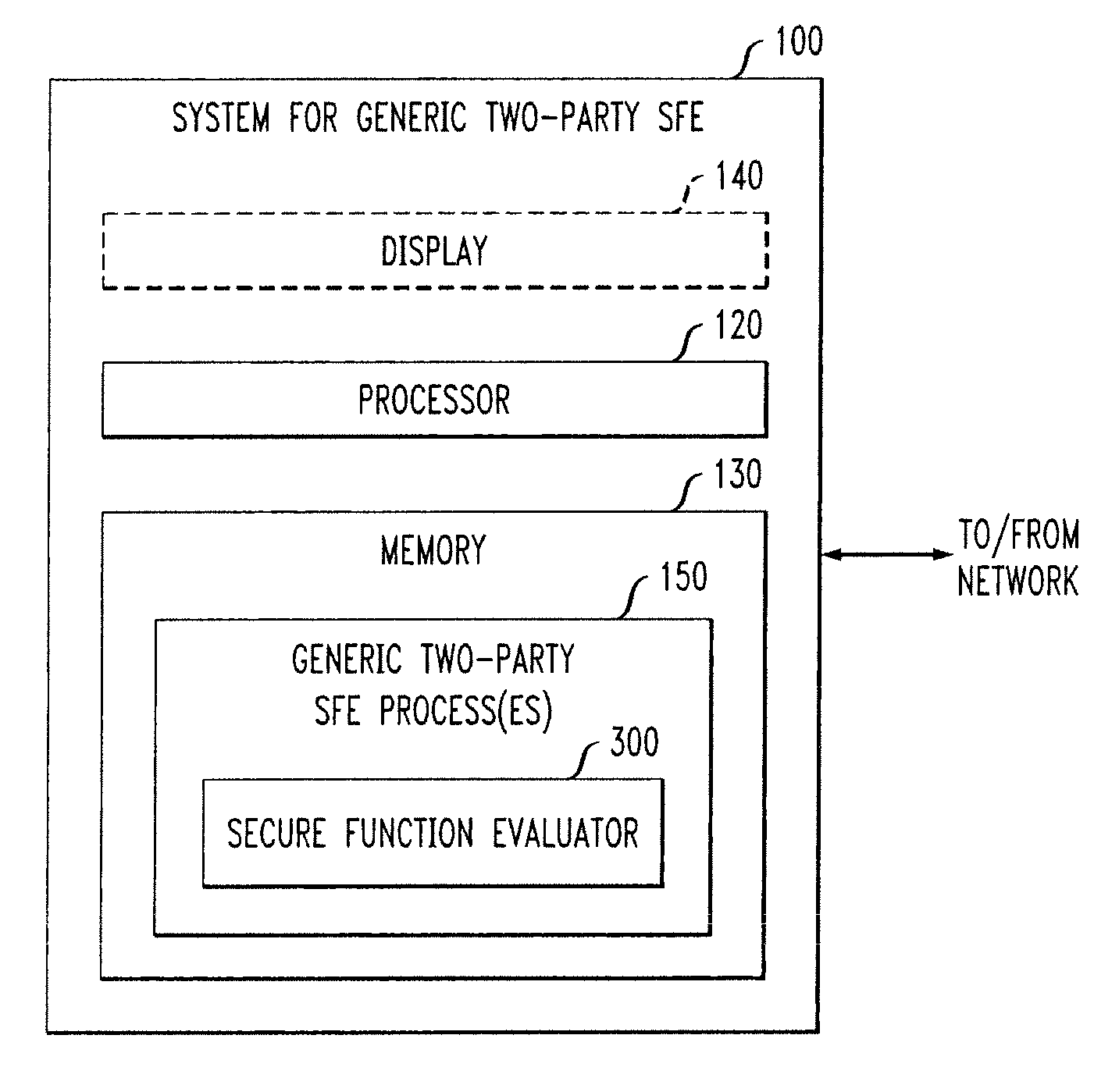 Secure function evaluation for a covert client and a semi-honest server using string selection oblivious transfer