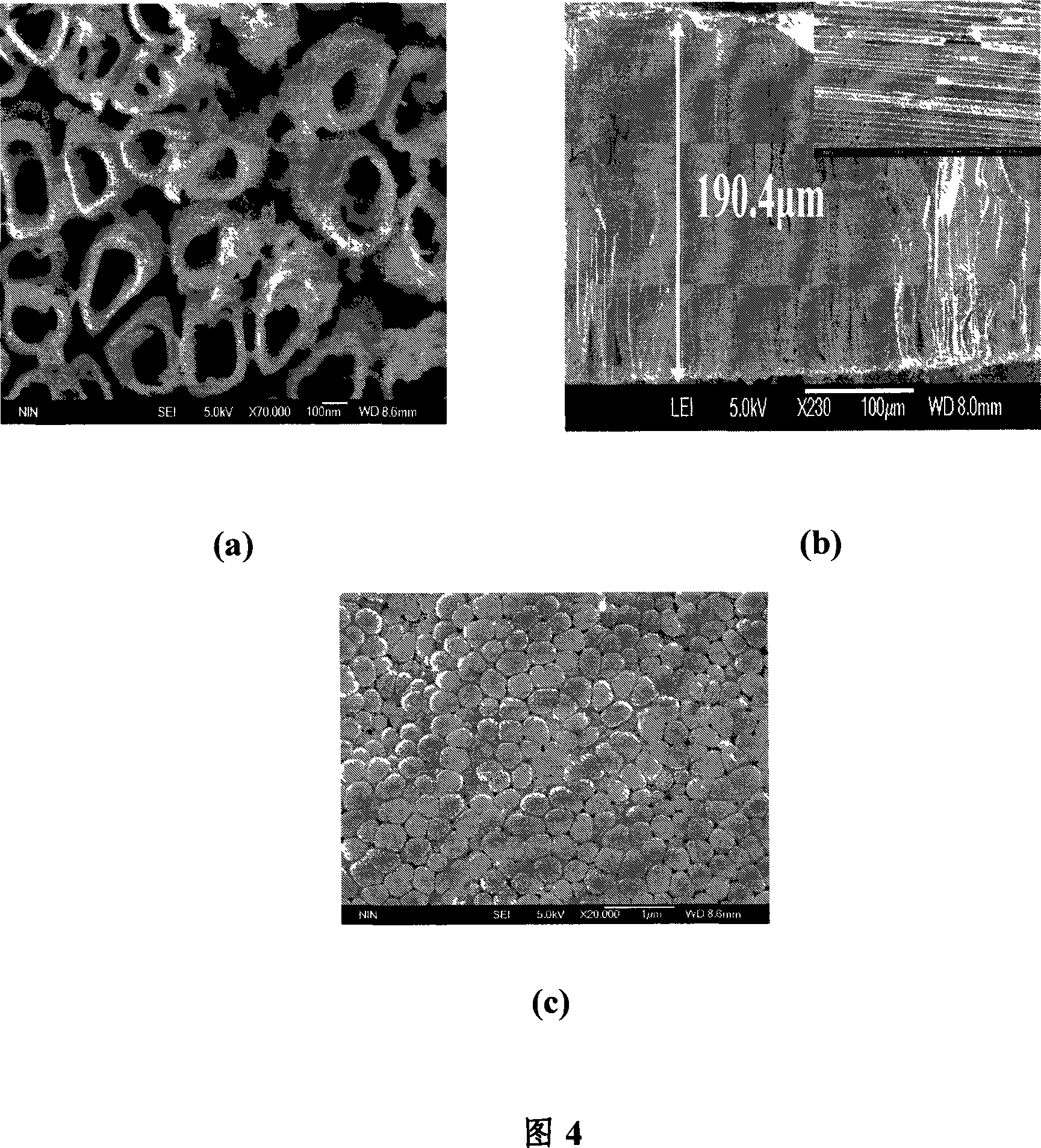 Preparation method for super long titanium dioxide nanotube array with photocatalytic performance