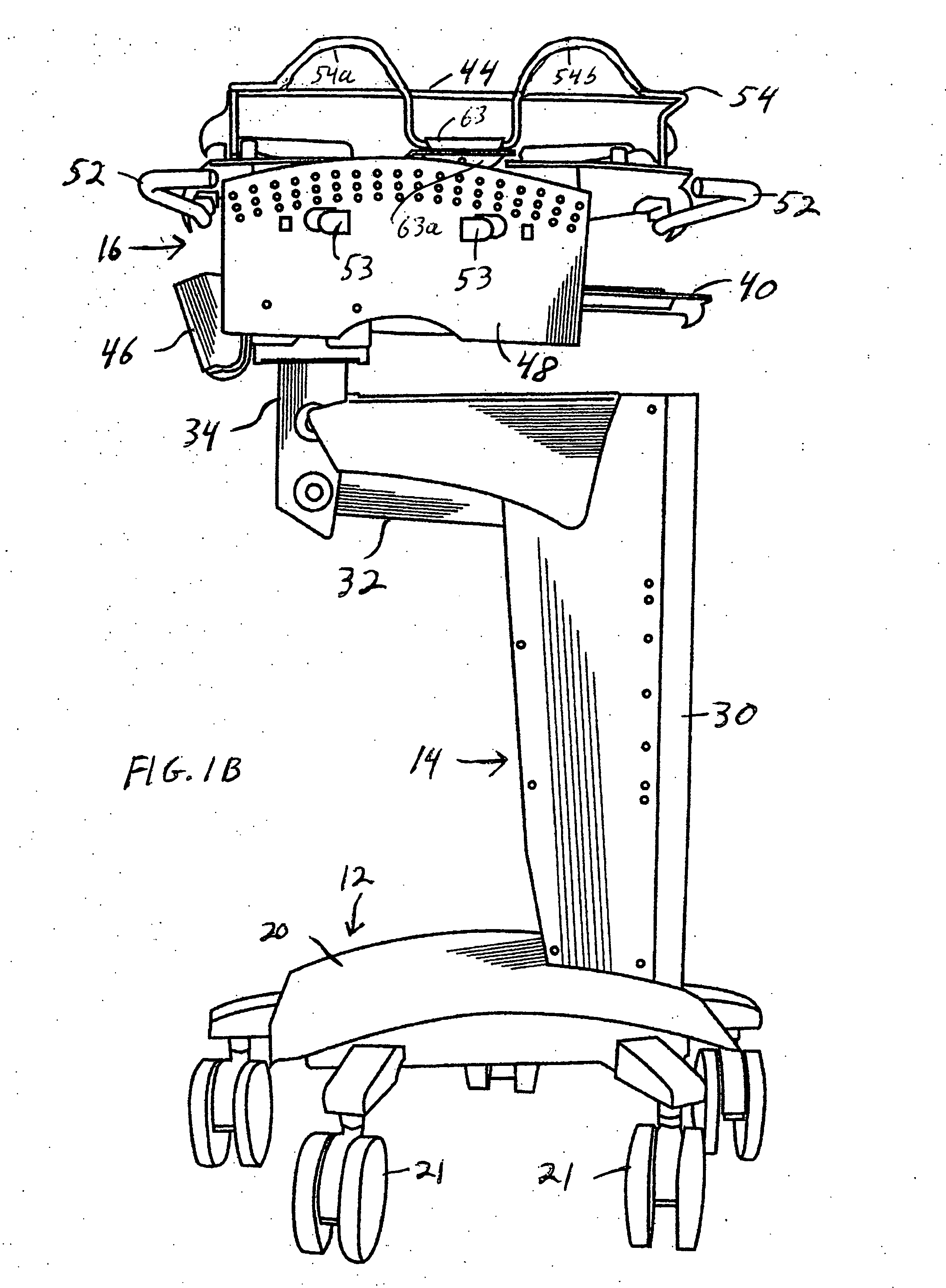 Adjustable height workstation for laptop or tablet computers