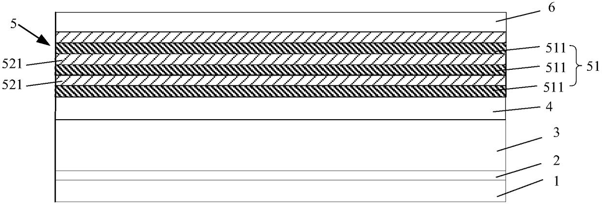 Light-emitting diode epitaxial wafer and preparation method thereof