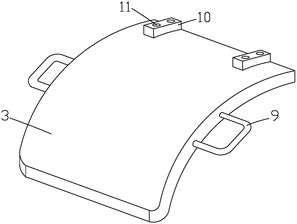 Blocking device capable of preventing splashing of oil drops of frying pan and used for integrated cooker and installation method