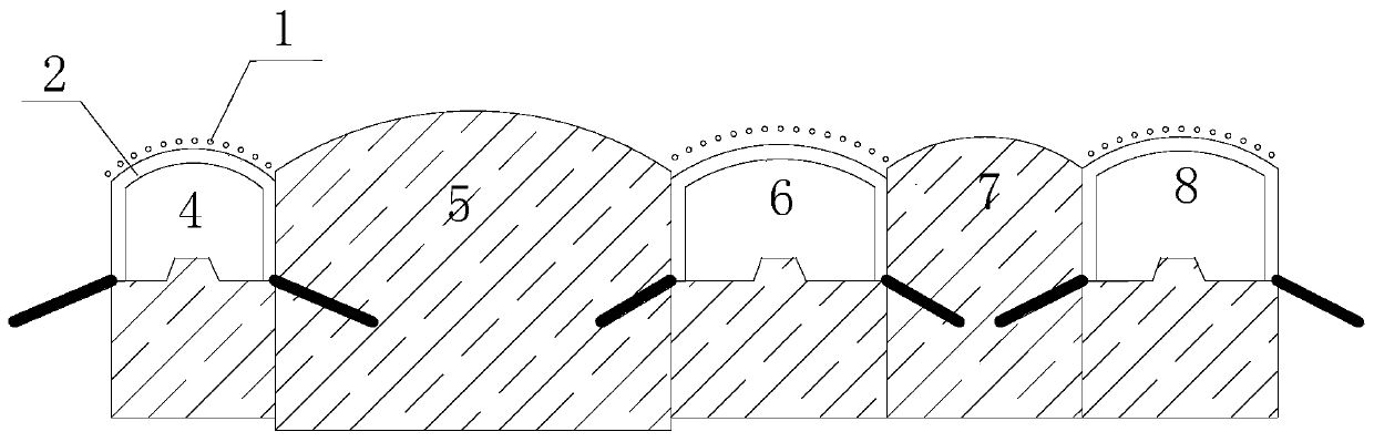 Comprehensive pipe gallery tunnel with multiple parallel compartments mutually independent in structure and construction method of comprehensive pipe gallery tunnel